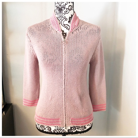 Matilde Knit Zipper Front Sweater NWT - Picture 1 of 5